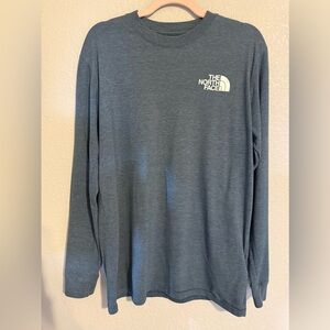 The North Face Men's Blue Crewneck Sweater. Size Medium. Soft and stylish